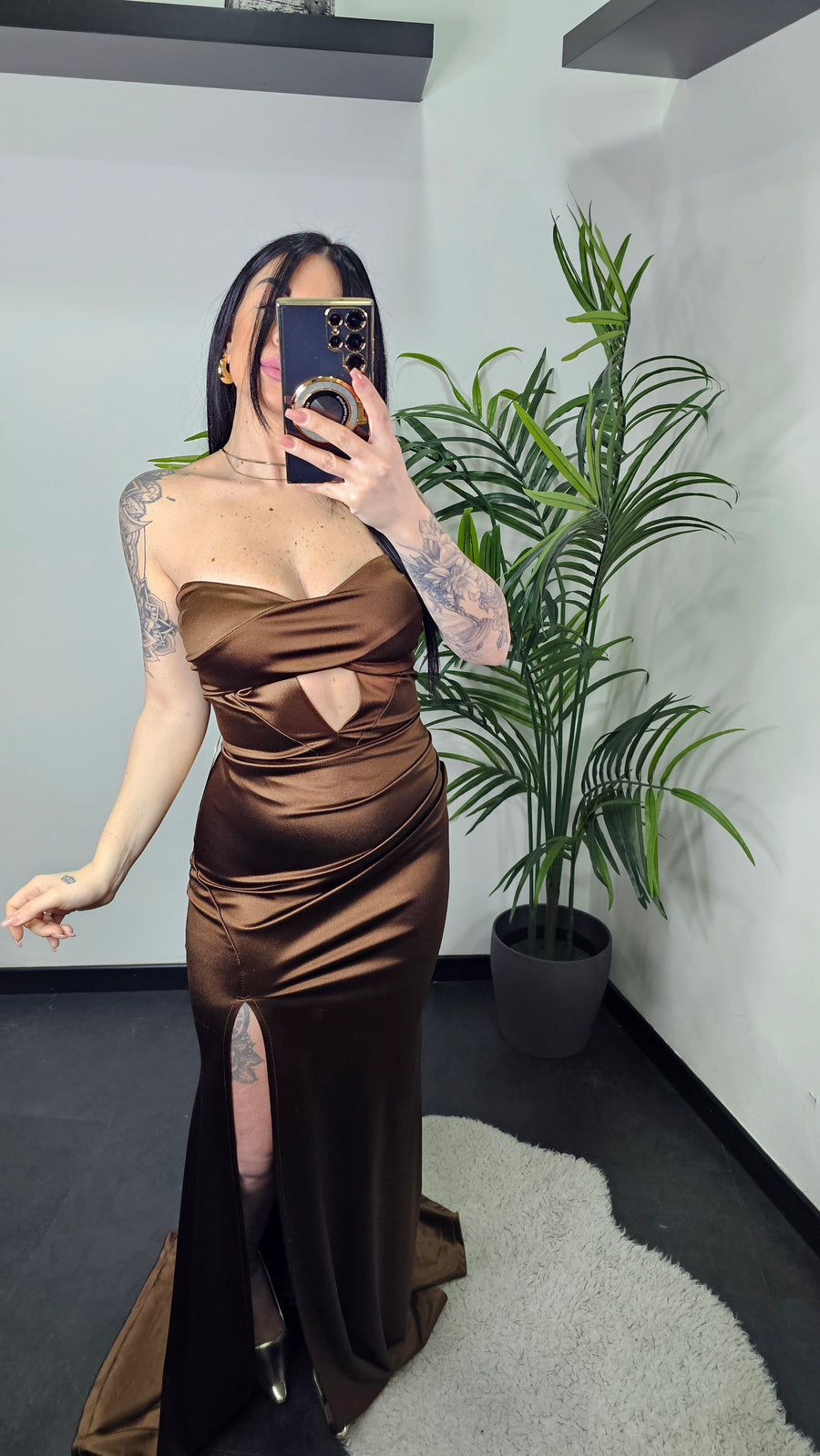 Abito lungo di raso ✨️