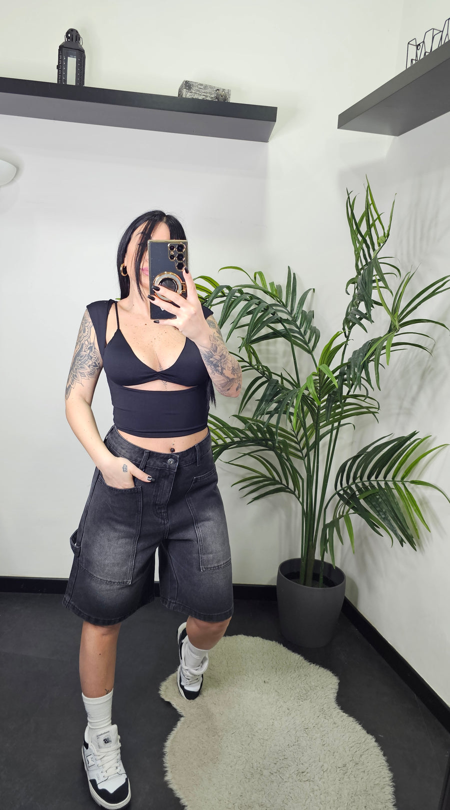 Bermuda di jeans